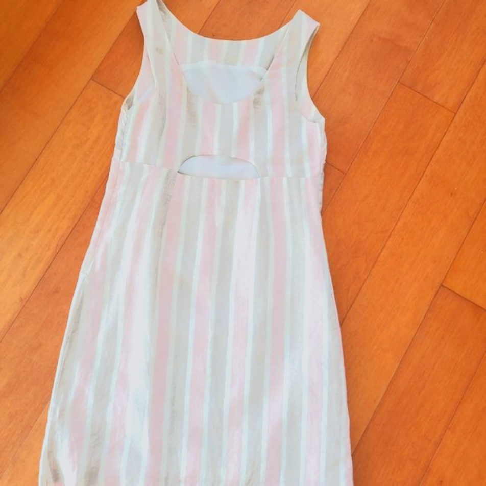 Walter Baker Striped Cutout Dress, S